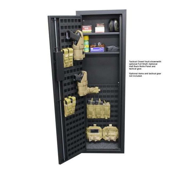 V-Line Tactical Closet Vault Black Shelf